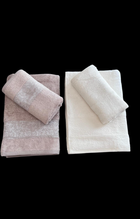 %70 Bambu %30 Pamuk İpinden 2 Adet 50x90 2 Adet 70x140 Kadın Erkek Banyo Havlusu4