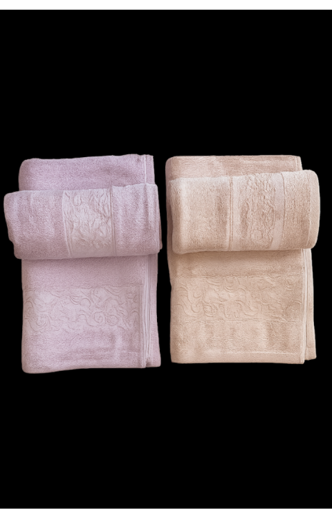 %70 Bambu %30 Pamuk İpinden 2 Adet 50x90 2 Adet 70x140 Kadın Erkek Banyo Havlusu5