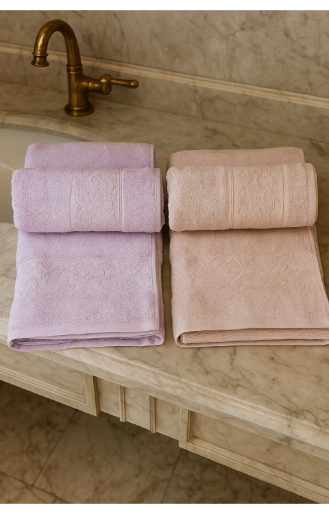 %70 Bambu %30 Pamuk İpinden 2 Adet 50x90 2 Adet 70x140 Kadın Erkek Banyo Havlusu5