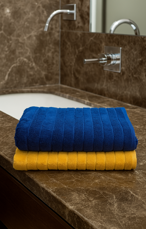 2 adet 70x140 Doğal Penye İpinden Üretilmiş Banyo Havlusu Suyu Çabuk Emer Uzun Yıllar Yumuşak Kalır