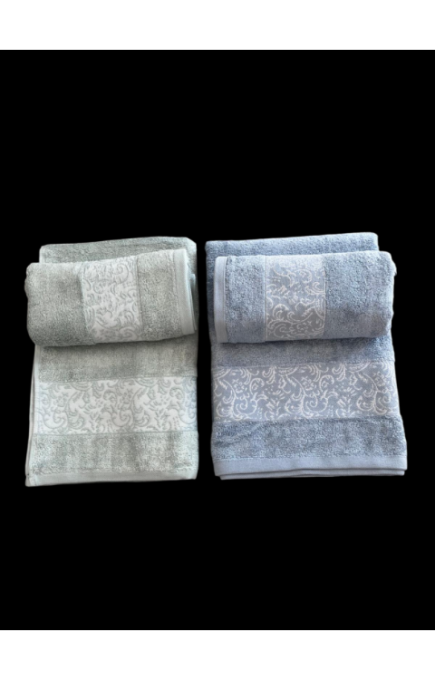 %70 Bambu %30 Pamuk İpinden 2 Adet 50x90 2 Adet 70x140 Kadın Erkek Banyo Havlusu3