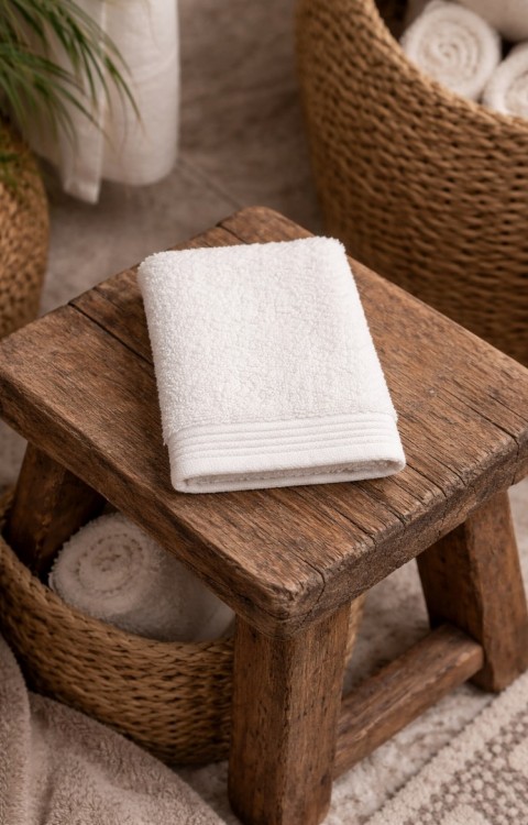 2'li Yumuşak Dokulu %100 Pamuk 40X60 cm El, Ayak ve Mutfak Havlu Seti