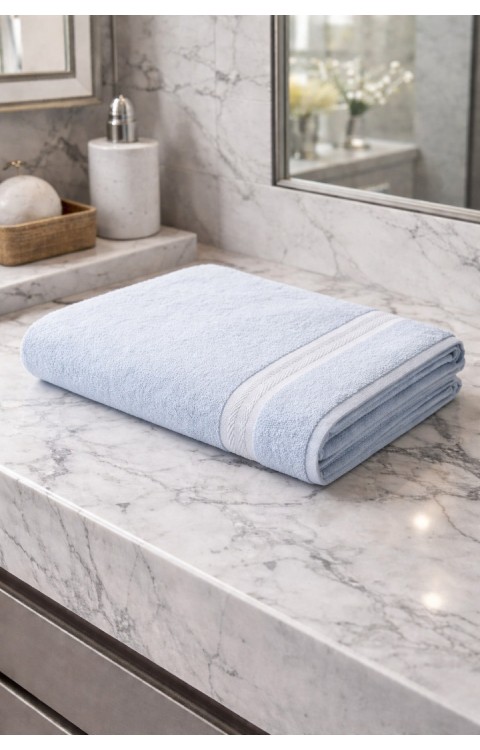 %100 Pamuklu 90x160 cm Düz Renk Banyo Plaj Havlusu