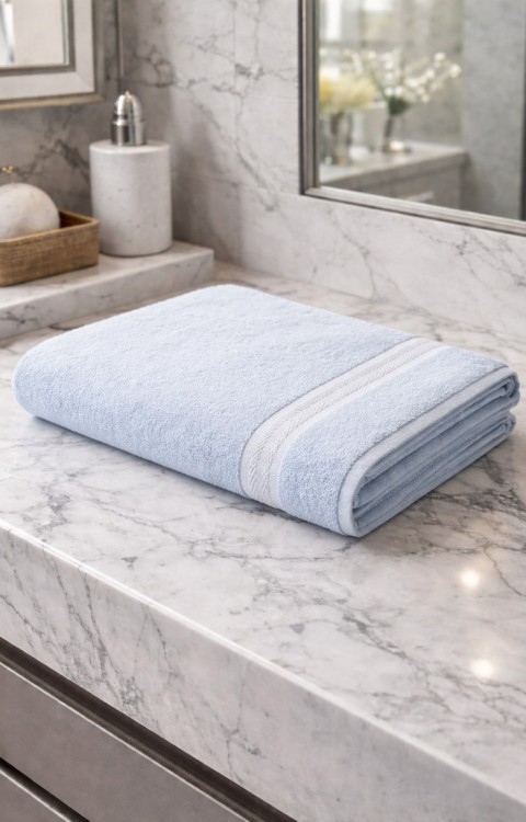 %100 Pamuklu 90x160 cm Düz Renk Banyo Plaj Havlusu