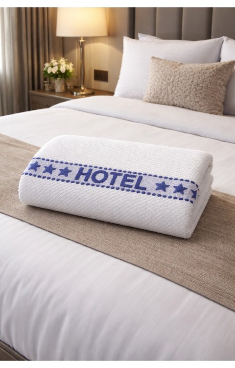 90x150 cm %100 Pamuk Hotel Desenli Banyo & Plaj Havlusu