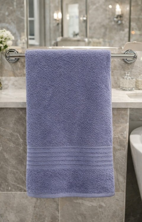 %100 Pamuklu 70x140 cm Düz Renk Banyo Havlusu