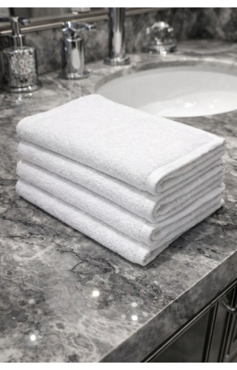4'lü Premium Microcotton %100 Pamuk 30X50 cm El,Ayak ve Mutfak Havlusu Seti