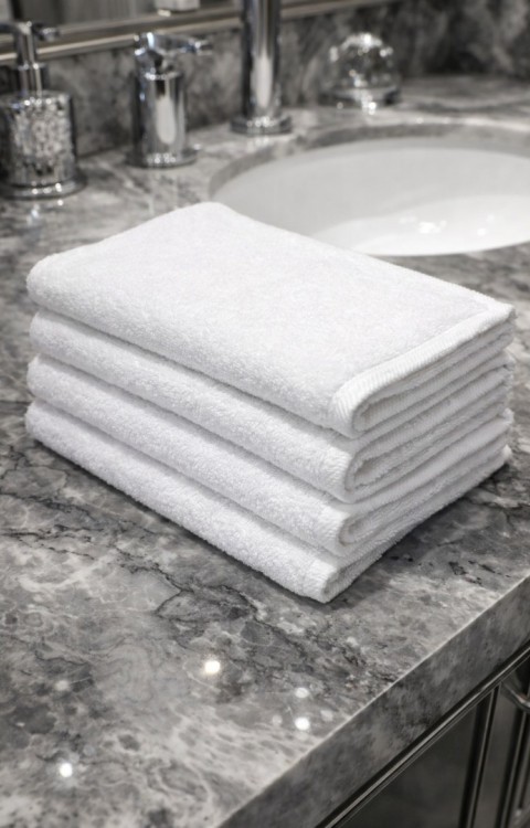 4'lü Premium Microcotton %100 Pamuk 30X50 cm El,Ayak ve Mutfak Havlusu Seti